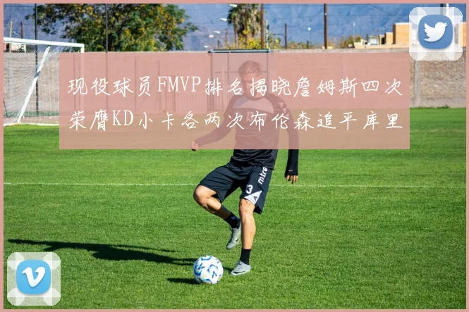 现役球员FMVP排名揭晓詹姆斯四次荣膺KD小卡各两次布伦森追平库里与约基奇